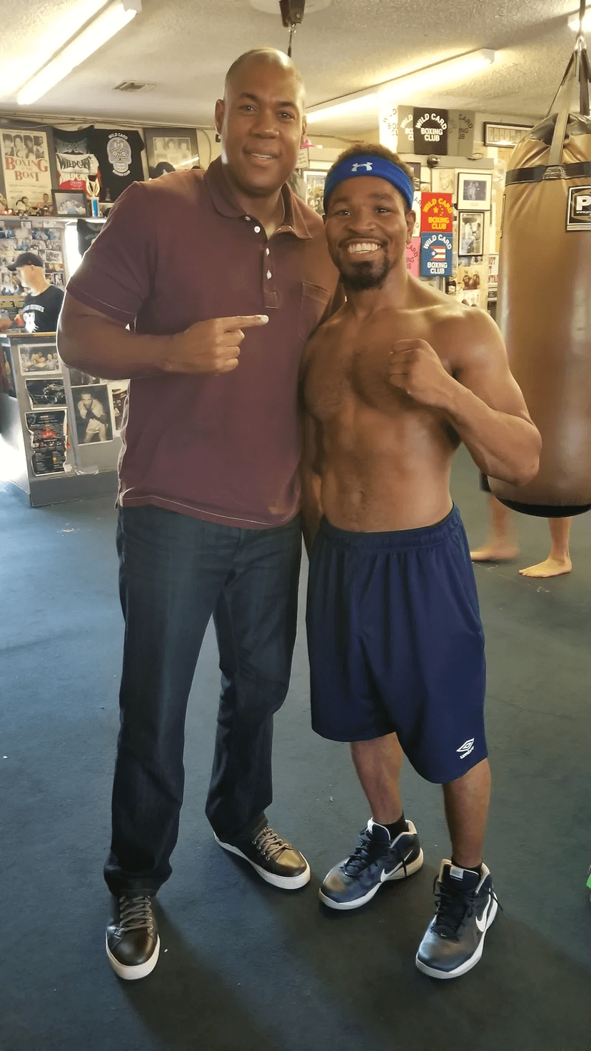 George Foreman Jr and Shawn Porter